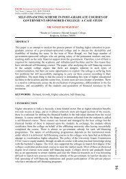 self-financing scheme in post-graduate courses of government ...