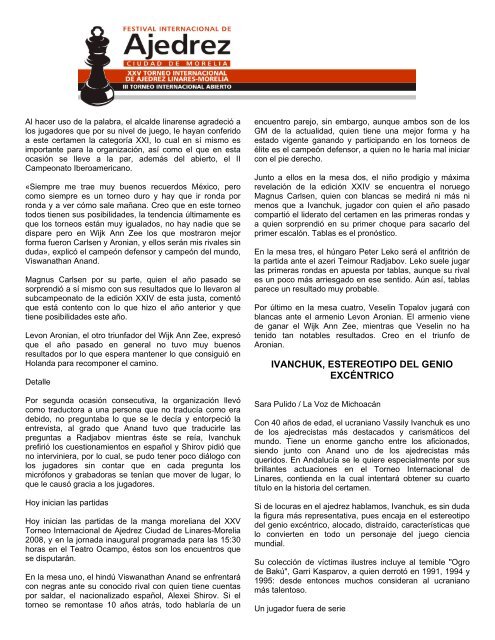BOLETIN 1.pdf - Confederación de Ajedrez para América