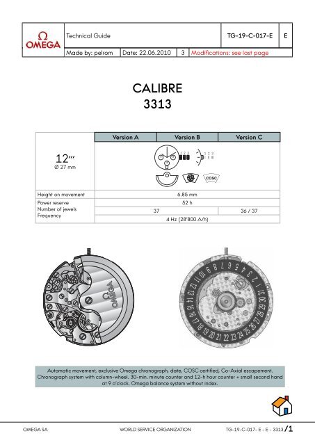 calibre 3313