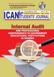 January/March 2013 Students Journal - The Institute of Chartered ...