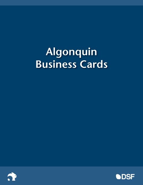Digital StoreFront User Guide - Algonquin College