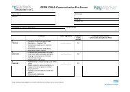 PEPSI COLA Communication Pro Forma - East Midlands Cancer ...