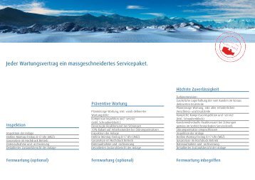 WartungsvertrÃ¤ge - bei Linde Kryotechnik AG, Schweiz