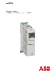 EN / ACS850-04 (1.1 to 45 kW) Hardware Manual - VAE ProSys sro