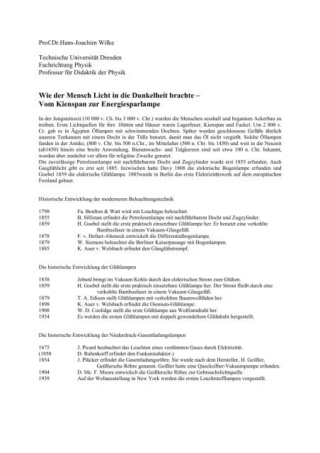 Material zum Vortrag (0,8 MB pdf-Datei) - Physik am Samstag ...