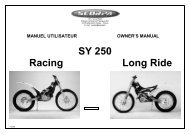 SY 250 Racing Long Ride