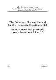 The Boundary Element Method for the Helmholtz Equation ... - FEI VÅ B