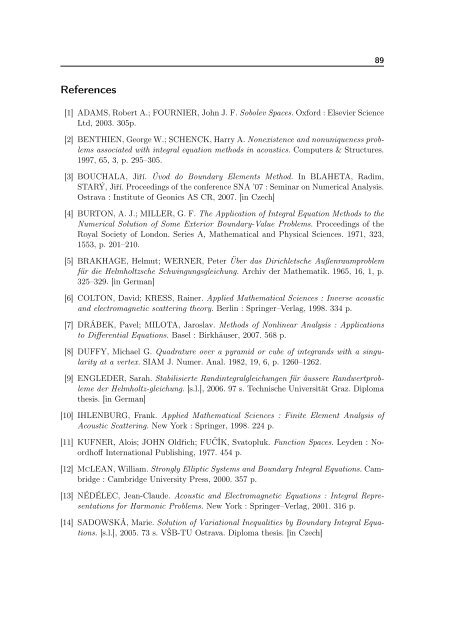 The Boundary Element Method for the Helmholtz Equation ... - FEI VÅ B