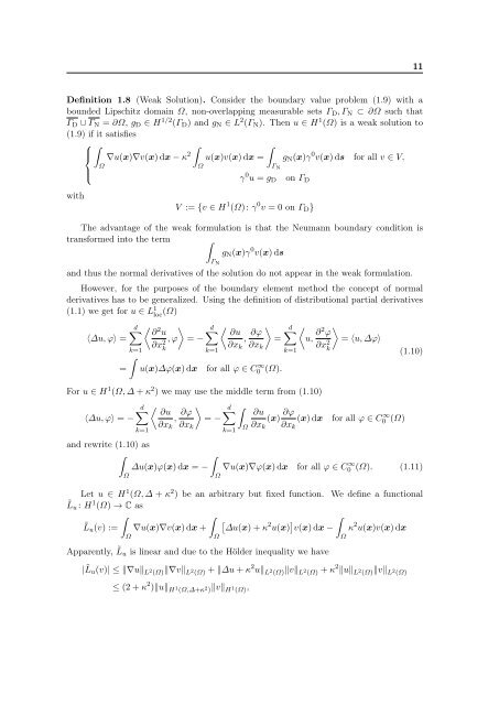 The Boundary Element Method for the Helmholtz Equation ... - FEI VÅ B