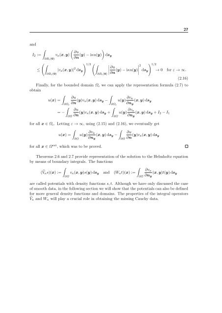 The Boundary Element Method for the Helmholtz Equation ... - FEI VÅ B