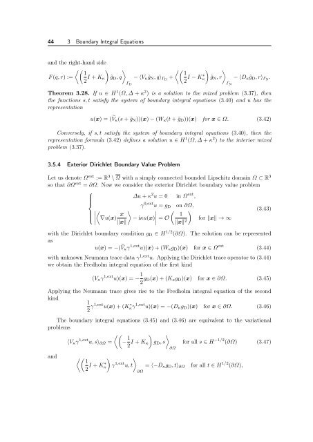 The Boundary Element Method for the Helmholtz Equation ... - FEI VÅ B