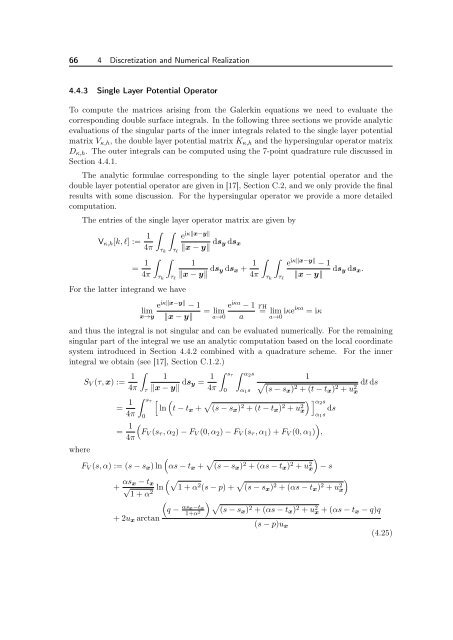 The Boundary Element Method for the Helmholtz Equation ... - FEI VÅ B