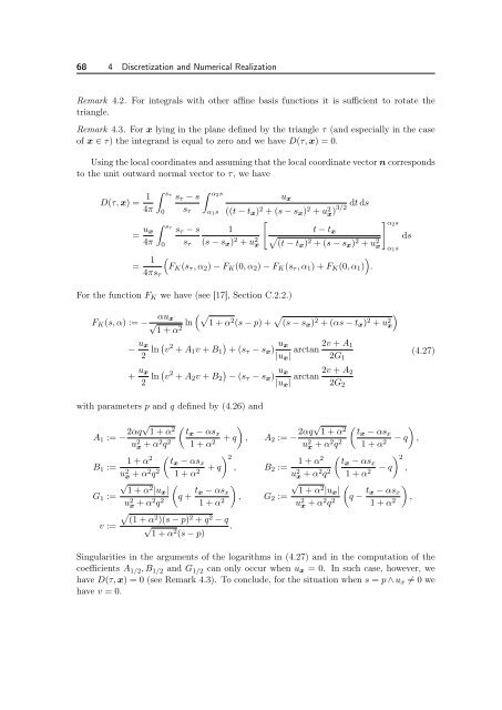 The Boundary Element Method for the Helmholtz Equation ... - FEI VÅ B