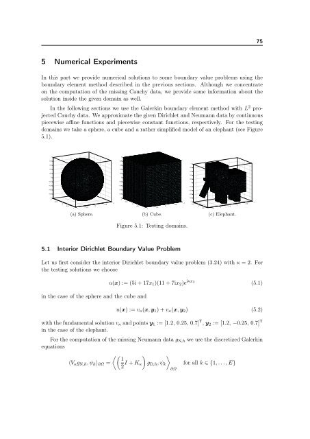 The Boundary Element Method for the Helmholtz Equation ... - FEI VÅ B