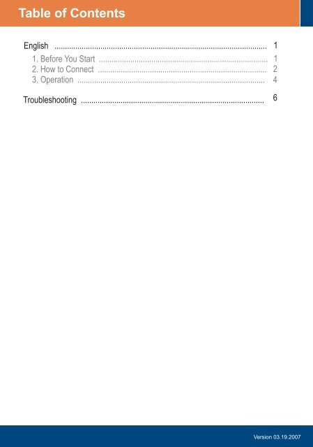 TK-208K TK-408K Quick Installation Guide - TRENDnet