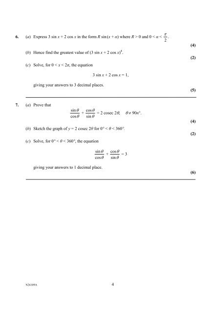 June 2007 Question Paper