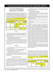 Convocatorias para Concurso de OposiciÃ³n Abierto - UNAM