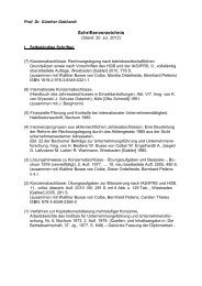 Schriftenverzeichnis gesamt - Rechnungswesen - Goethe-UniversitÃ¤t