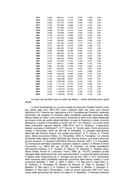 Italian per capita GDP and North-South ... - Paolo Malanima