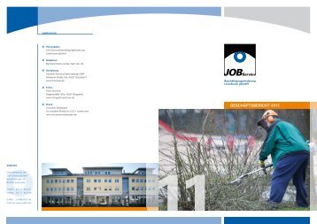 JSL-Geschäftsbericht 2011 - JOB Service Leverkusen gGmbH