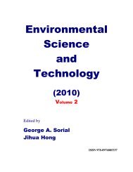 Environmental Science and Technology - BRAC Research and ...