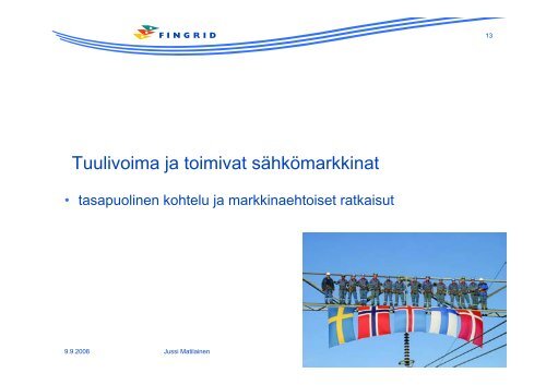 Tuulivoimaa lisätään Suomessa - Fingrid