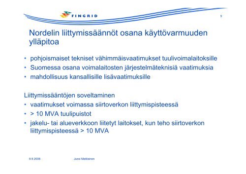 Tuulivoimaa lisätään Suomessa - Fingrid