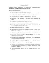 SAMPLE QUESTIONS Note: These questions are ... - special test