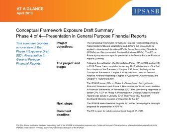 Conceptual Framework for General Purpose Financial ... - IFAC