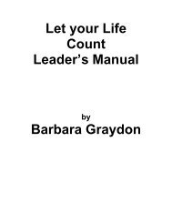 Leaders Manual - Donna Partow