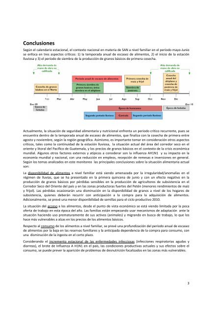 REPORTE DE MONITOREO DE LA SEGURIDAD ALIMENTARIA Y ...