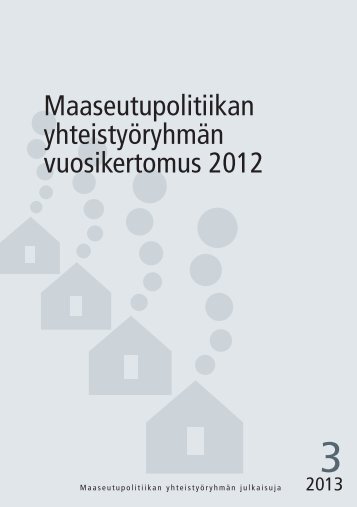 YTR-3-2013 WEB - Maaseutupolitiikka