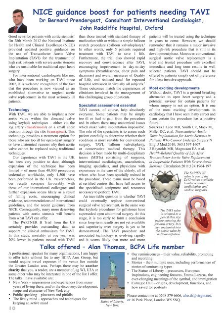 BCPA Journal - Issue 184 - British Cardiac Patients Association