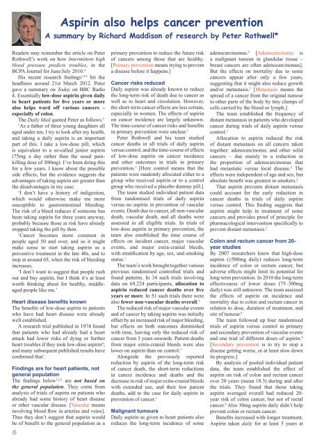 BCPA Journal - Issue 184 - British Cardiac Patients Association