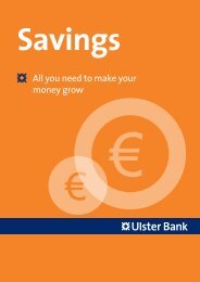 Savings and Financial Planning - Ulster Bank