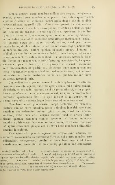 In libros Aristotelis de caelo paraphrasis hebraice et latine