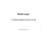 Modal Logic - MIMS