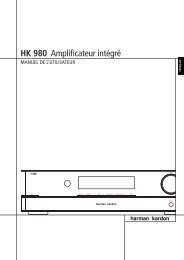 HK 980 Amplificateur intÃ©grÃ© - Harman Kardon