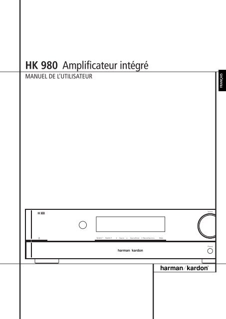 HK 980 Amplificateur intÃ©grÃ© - Harman Kardon