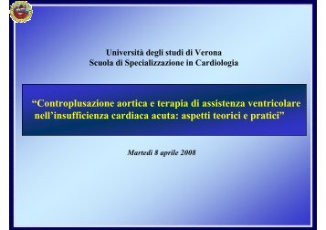 Il Contropulsatore Aortico - Cuorediverona.it