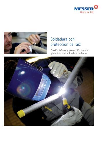 Soldadura con protecciÃ³n de raÃ­z - Messer
