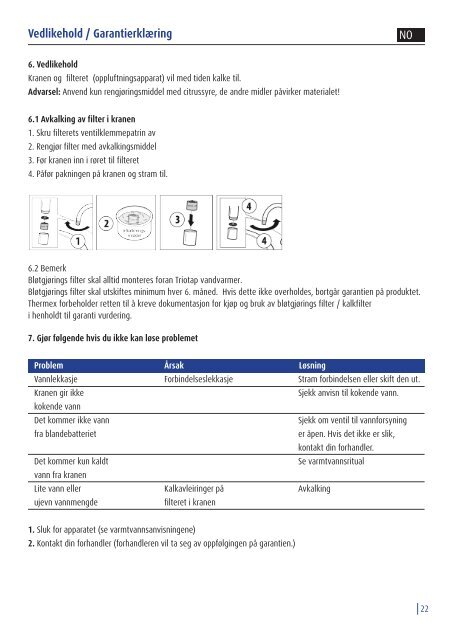 DANSK NORSK SVENSKA ESPANOL - Thermex