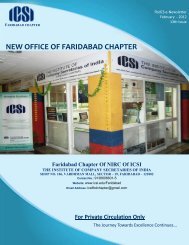 NEW OFFICE OF FARIDABAD CHAPTER - Icsi