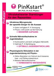 Infoblatt PinKstart - Timac Agro