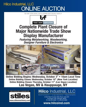 OnLIne AuCtIOn - Hilco Industrial