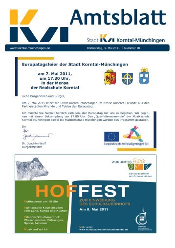 Donnerstag, 19.Mai - Stadt Korntal-Münchingen