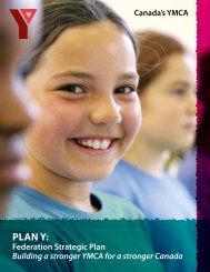 PLAN Y: - YMCA Canada