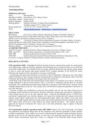 Niki Saoulidou Curriculum Vitae June 2012 Page 1 of 7 ... - IASA