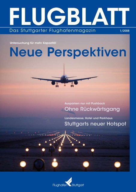 Ausgabe 1/08 - Flughafen Stuttgart