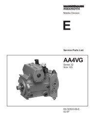 AA4VG125 Series 32 - DDKS Industries, hydraulic components ...